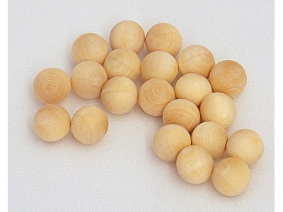 1'' Round Wooden Balls (10 pcs)
