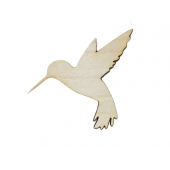 Laser Cut Plywood Hummingbirds (5 Pieces)