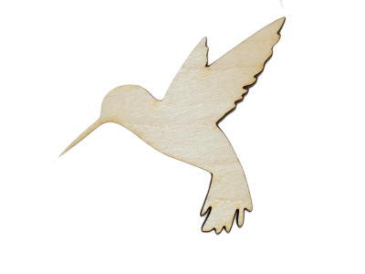 Laser Cut Plywood Hummingbirds (5 Pieces)