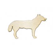 Laser Cut Plywood Dogs (5 Pieces)