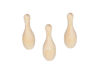 3'' Wooden Bowling Pins (10 pcs)