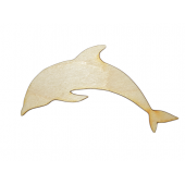 Laser Cut Plywood Dolphins (5 Pieces)