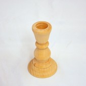 3'' Wooden Candlesticks (25 pcs)