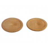 2-1/2'' Wooden miniature Plates (5 pieces)