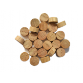 Flat Head Oak Plugs 1/2'' (100 pcs)