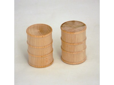 Wooden Oil Drums 1-1/8'' x 1-5/8''  (50 pcs)