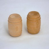 Wooden Pickle Barrels 1-1/8'' x 1-5/8'' (50 pcs)