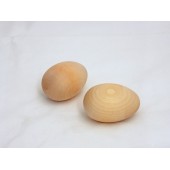 1-3/4” x 2-1/2” Wooden Eggs with rounded ends (10 pcs)