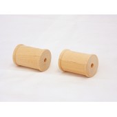 Wooden Spools 1-1/2'' x 2-1/8'' (25 pcs)
