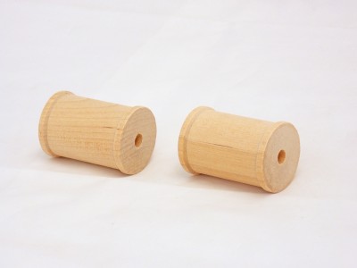 Wooden Spools 7/8'' x 1-1/8'' (50 pcs)